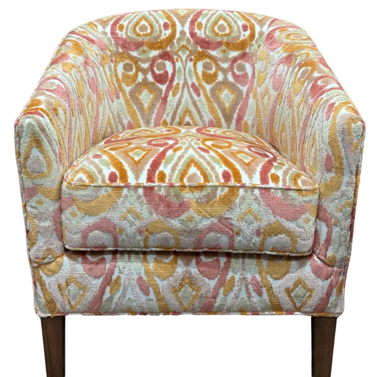 Genevieve Chair: Sunset Velvet