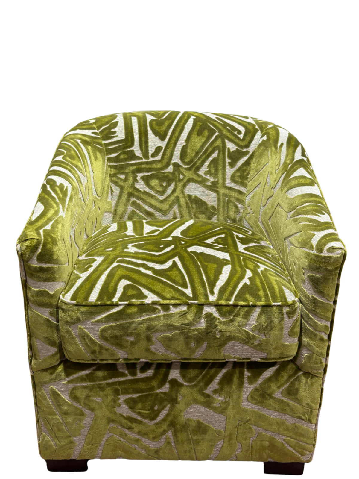 Ziggy Chair: Citron Velvet