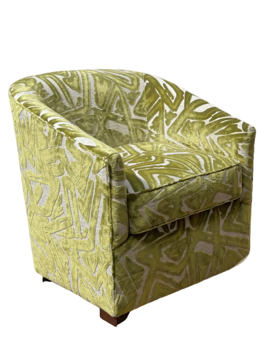 Ziggy Chair: Citron Velvet