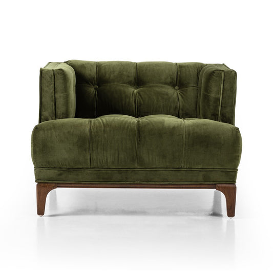Catherine Green Velvet Lounge Chair