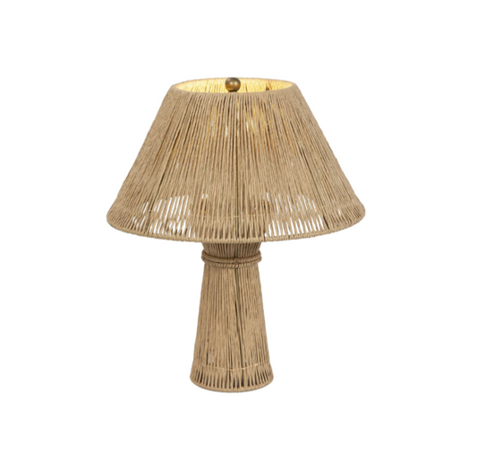 Raffia Table Lamp