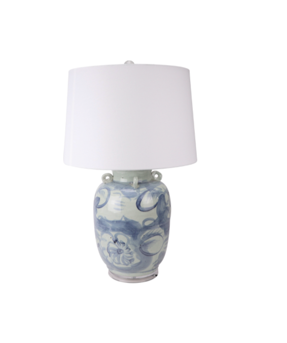Blue & White Ginger Jar Lamp