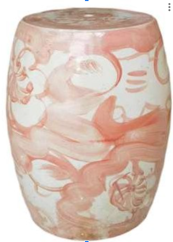 Chinoiserie Garden Stool