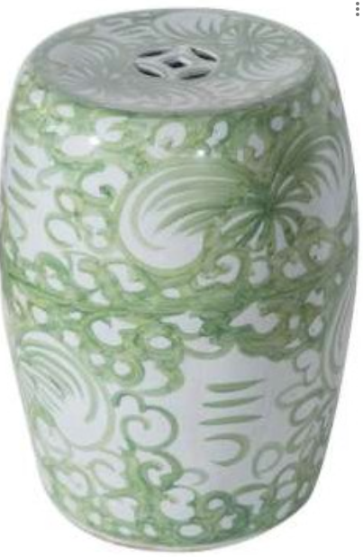 Chinoiserie Garden Stool
