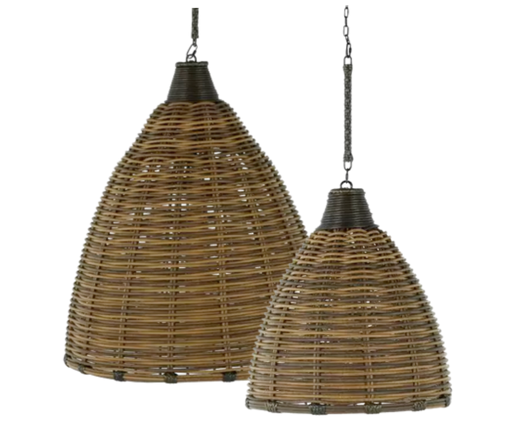 Prescott Rattan Chandelier