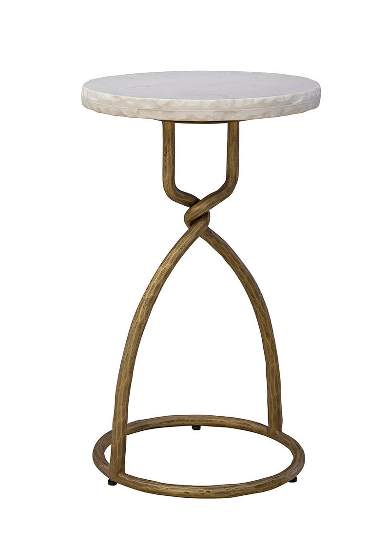 Twisted Stone Side Table