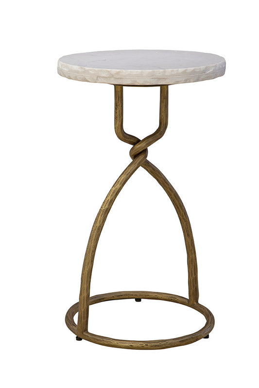 Twisted Stone Side Table